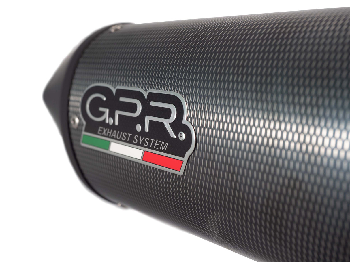 GPR Exhaust System Fantic Motor XMF 125 2021-2024, Furore Evo4 Poppy, Slip-on Exhaust Including Removable DB Killer, Link Pipe and catalyst