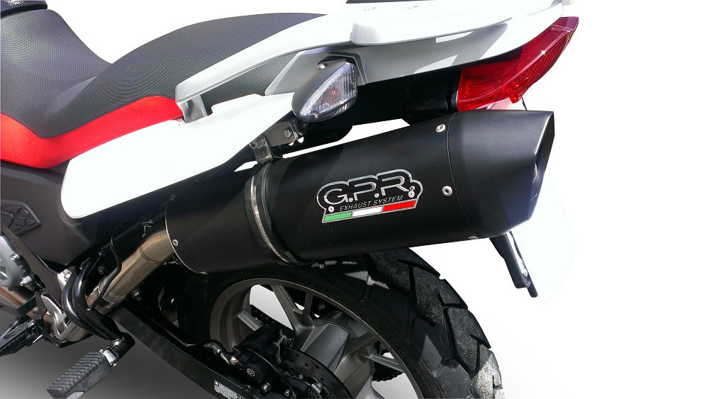 Bmw G650GS - Sertao 2010-2016 Exhaust GPR Slip-on Furore Nero