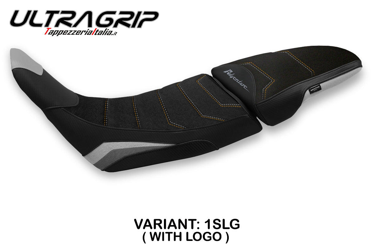 Honda Africa Twin ADV Sport 2020-2026 Seat Cover Tappezzeria Italia TPZ Ultragrip in Silver