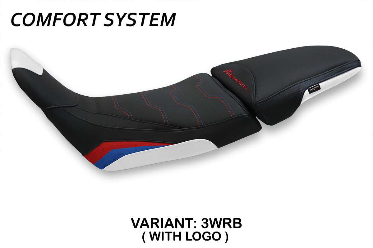 Honda Africa Twin ADV Sport 2020-2026 Seat Cover Tappezzeria Italia TPZ Comfort in Red and White