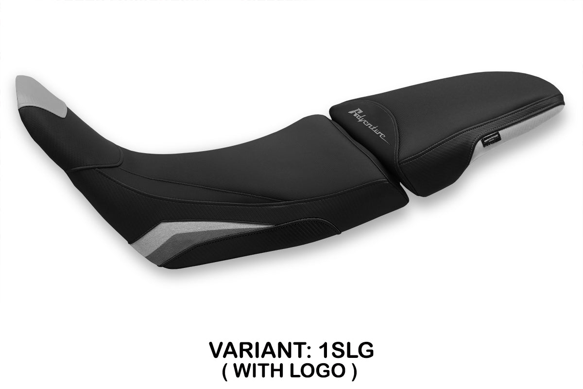 Honda Africa Twin 1100 ADV Sport 2020-2026 Seat Cover Tappezzeria Italia TPZ in Silver and Gold
