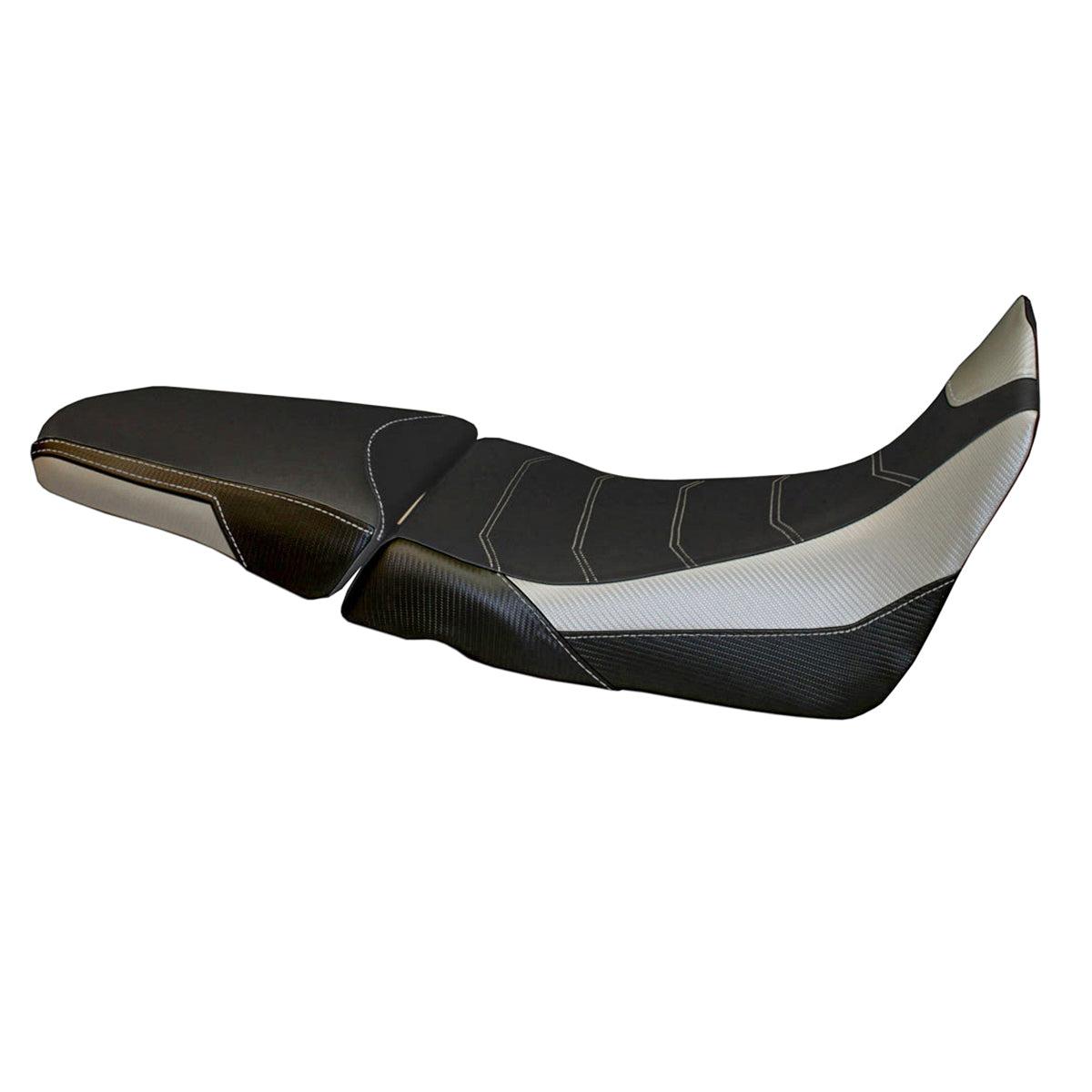 Honda Africa Twin 1000 2015-2019 Seat Cover Tappezzeria Italia TPZ Comfort in Silver