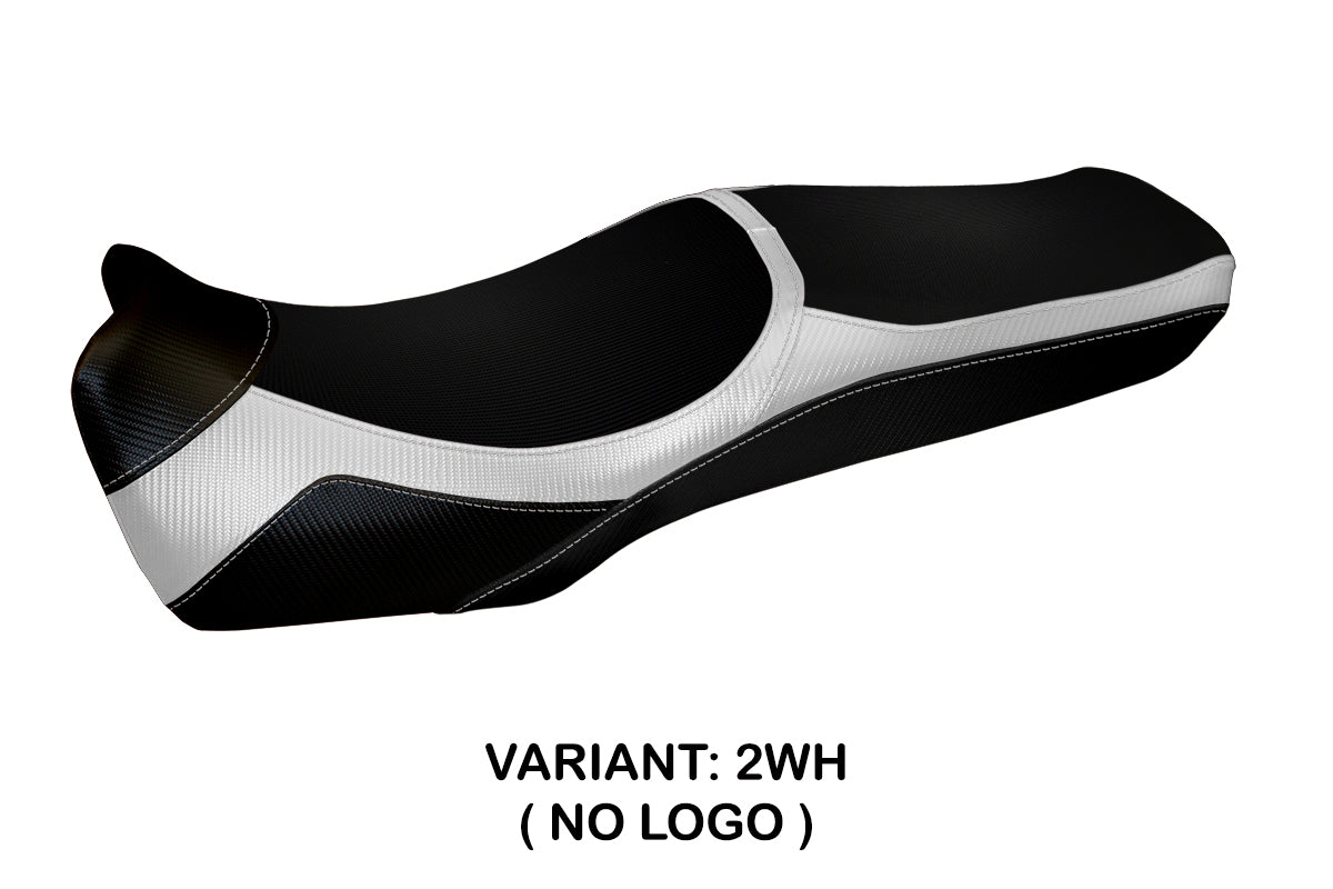 Funda de asiento para Honda Crosstourer 1200 VFR1200X 2011-2020 Tappezzeria Italia TPZ en blanco y negro