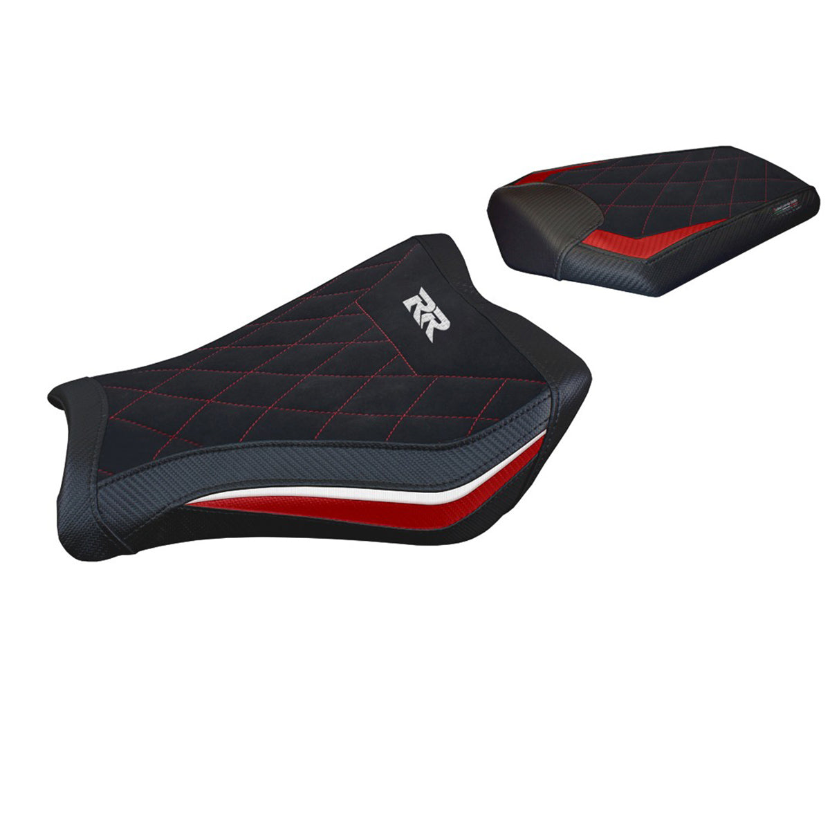 Honda CBR1000RR 2008-2011 Seat Cover TPZ Italia Velvet Silver Black
