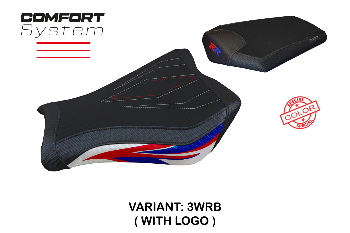 Honda CBR1000RR 2008-2016 Seat Cover Tappezzeria Italia TPZ Comfort in White, Red and Blue