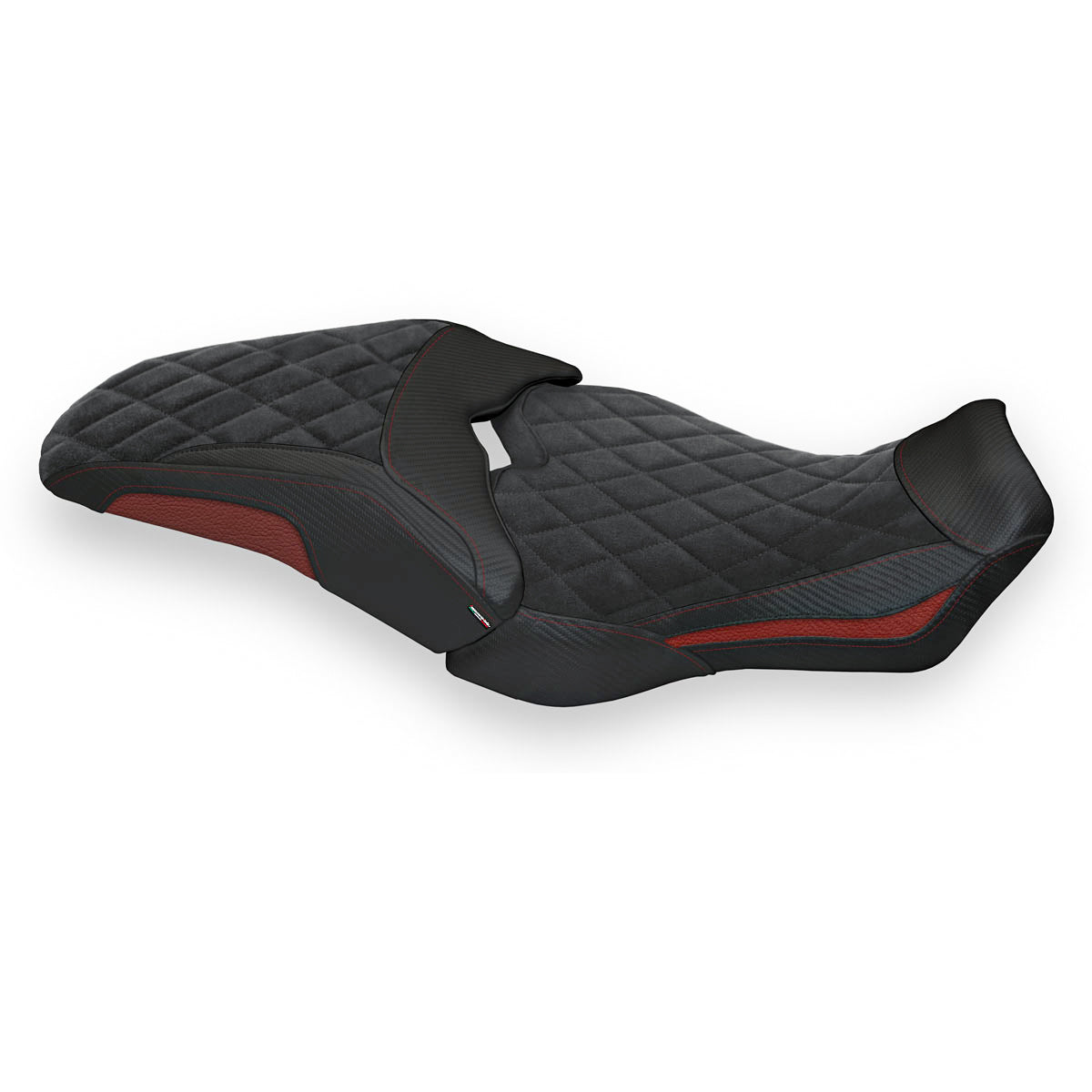 Funda de asiento Honda CB1000R 2018-2025 Tappezzeria Italia TPZ en burdeos y negro