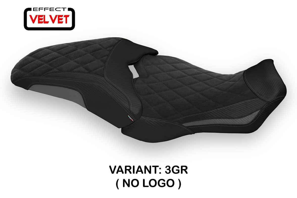 Funda de asiento para Honda CB1000R 2018-2025 Tappezzeria Italia TPZ en gris y negro