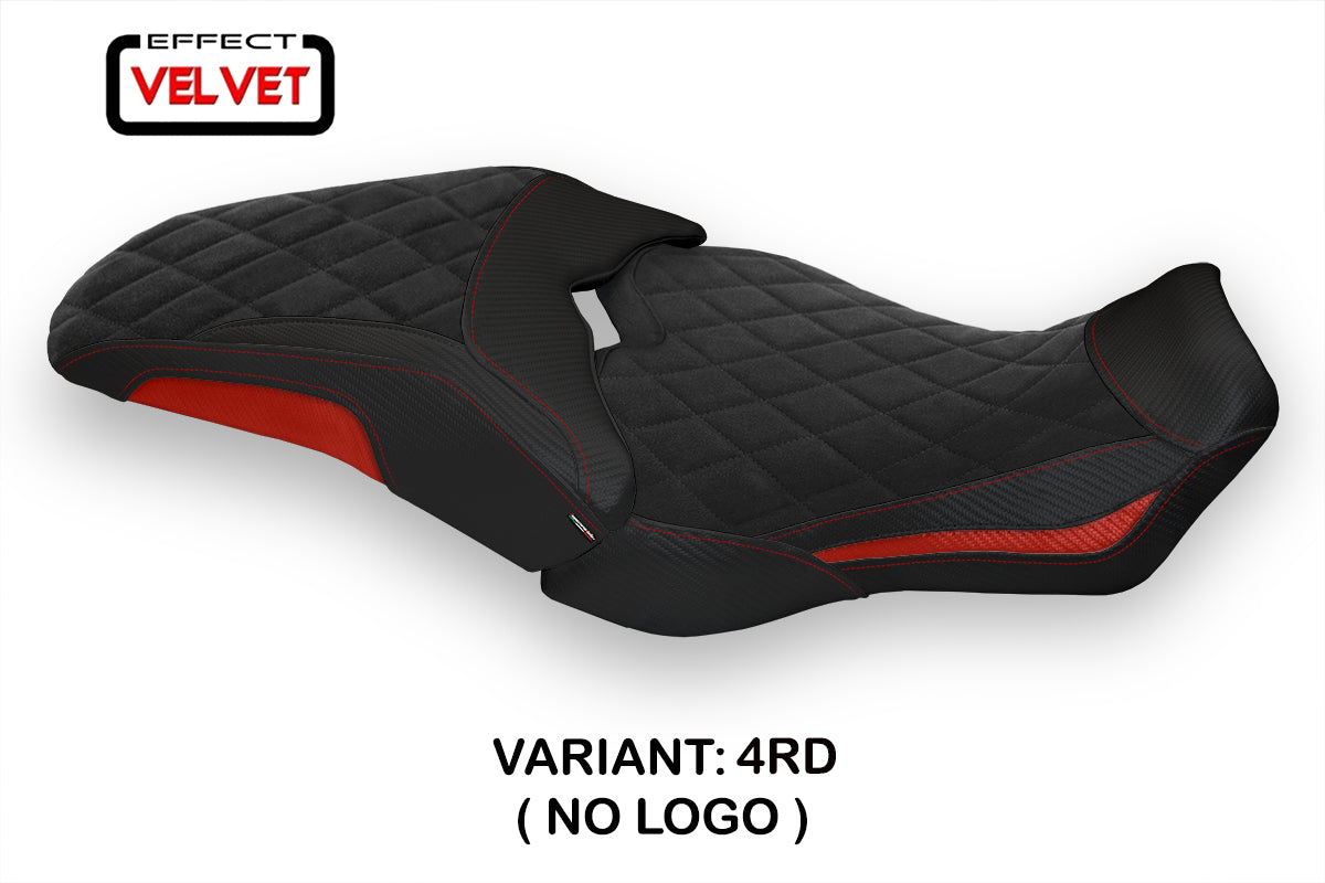 Funda de asiento para Honda CB1000R 2018-2025 Tappezzeria Italia TPZ en rojo y negro