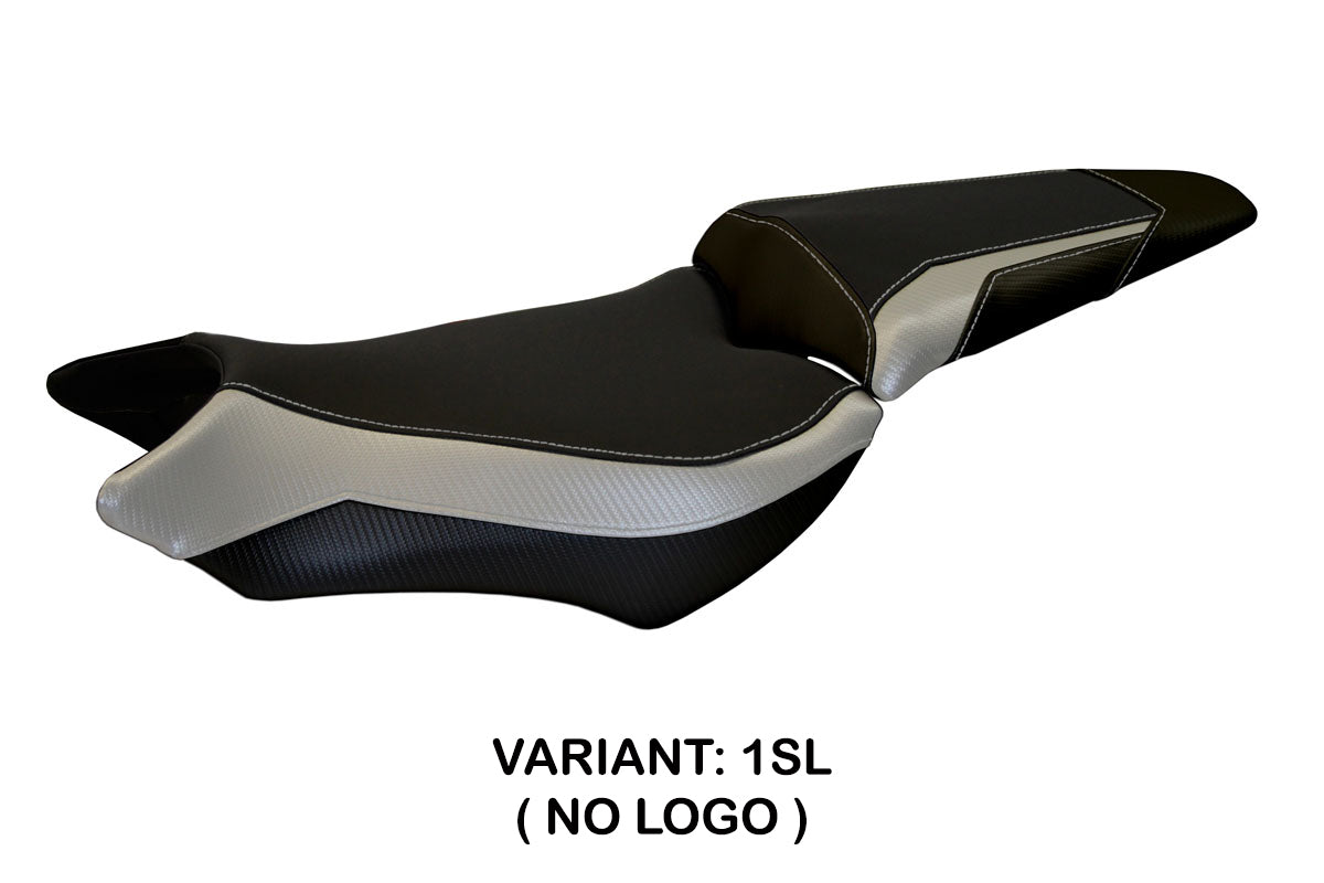 Funda de asiento Honda CB1000R 2008-2017 Tappezzeria Italia TPZ en plata y negro