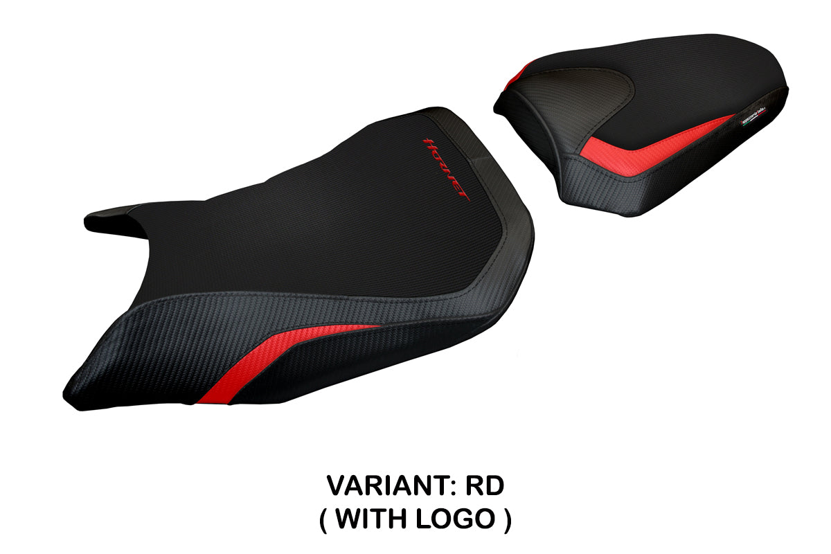 Honda CB500 Hornet 2024-2026 Seat Cover Tappezzeria Italia TPZ Red and Black