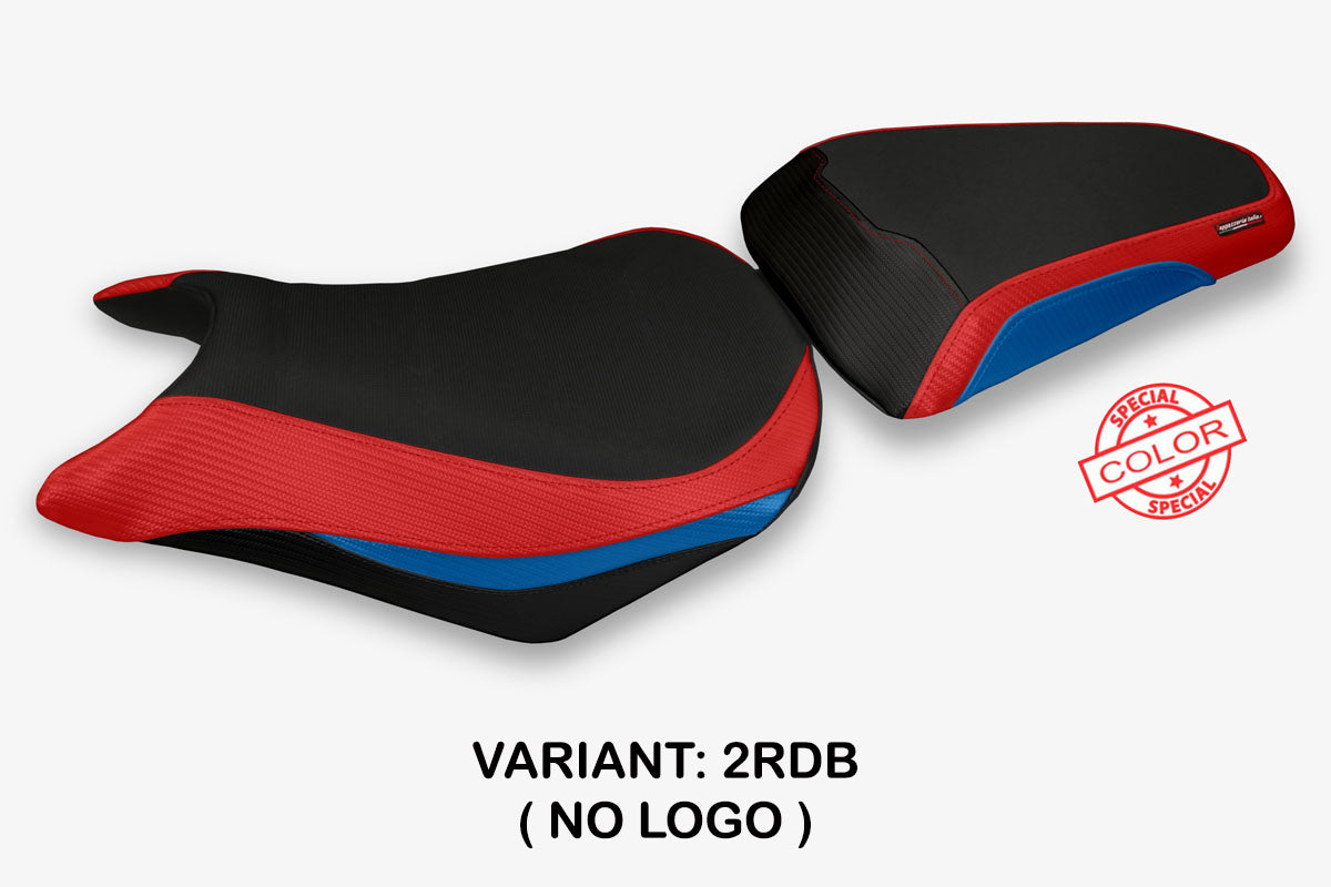 Funda de asiento para Honda CB500F 2012-2015 Tappezzeria Italia TPZ en rojo, azul y negro