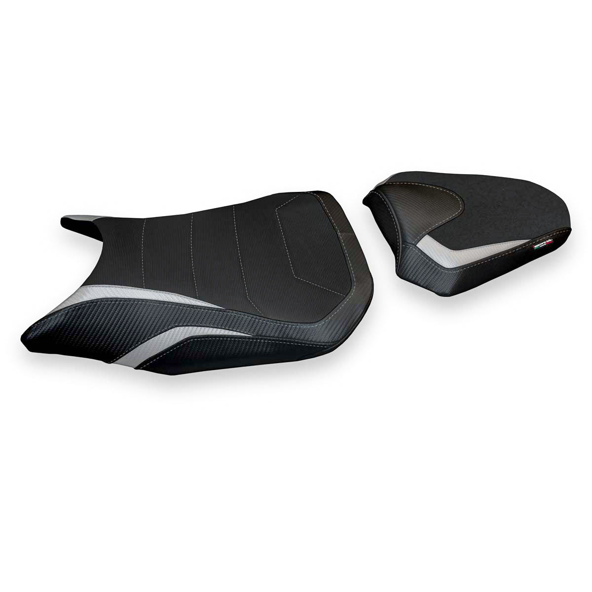 Funda de asiento Honda CB500F 2016-2023 Tappezzeria Italia TPZ Comfort en color plata