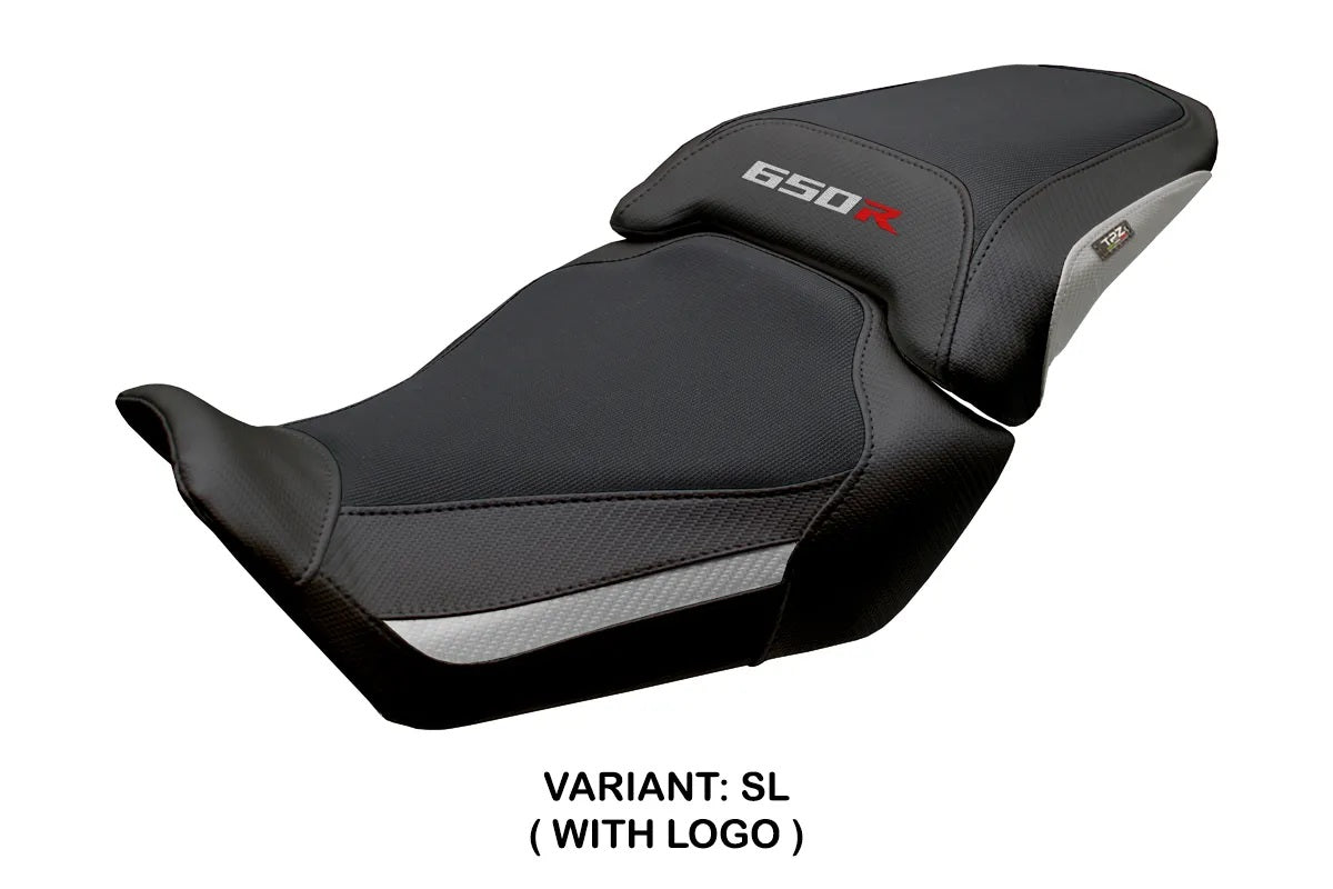 Honda CB650R 2024-2026 Seat Cover TPZ Italia Silver Black