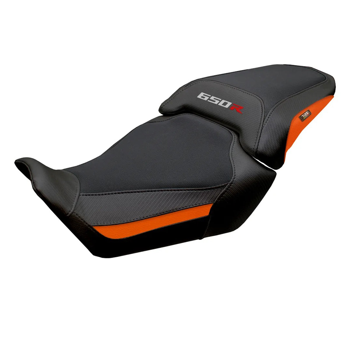 Honda CB650R 2024-2026 Seat Cover TPZ Italia Comfort Orange Black