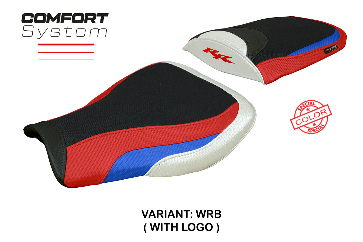 Honda CBR 600 RR 2007-2023 2024 Seat Cover Tappezzeria Comfort White Red Blue