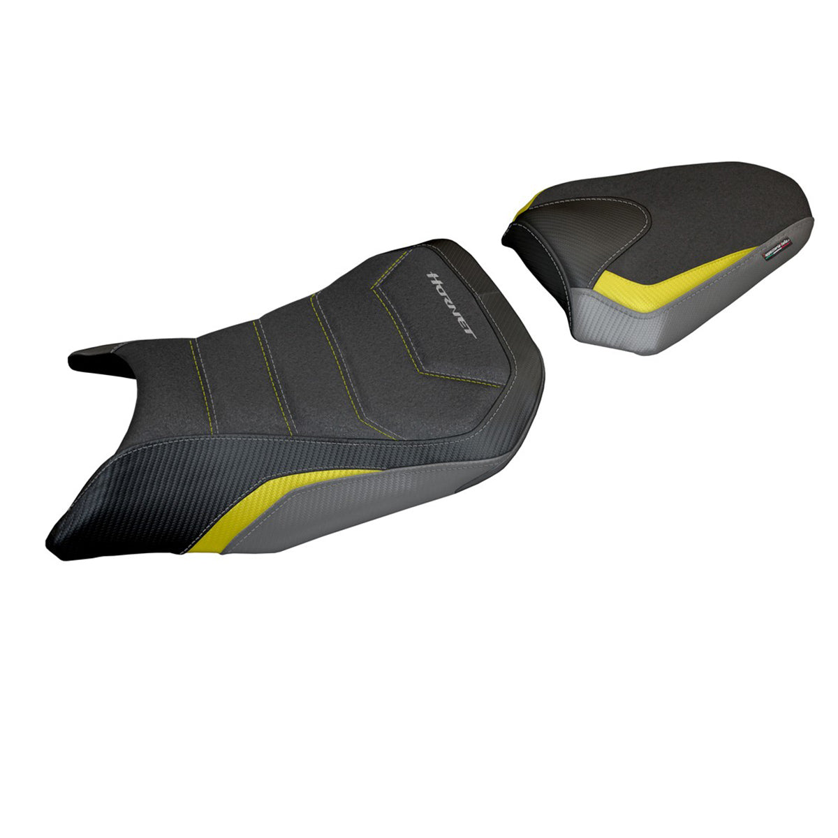Honda CB 750 Hornet 2023-2025 Seat Cover Tappezzeria Italia TPZ Ultragrip Grey Yellow Black