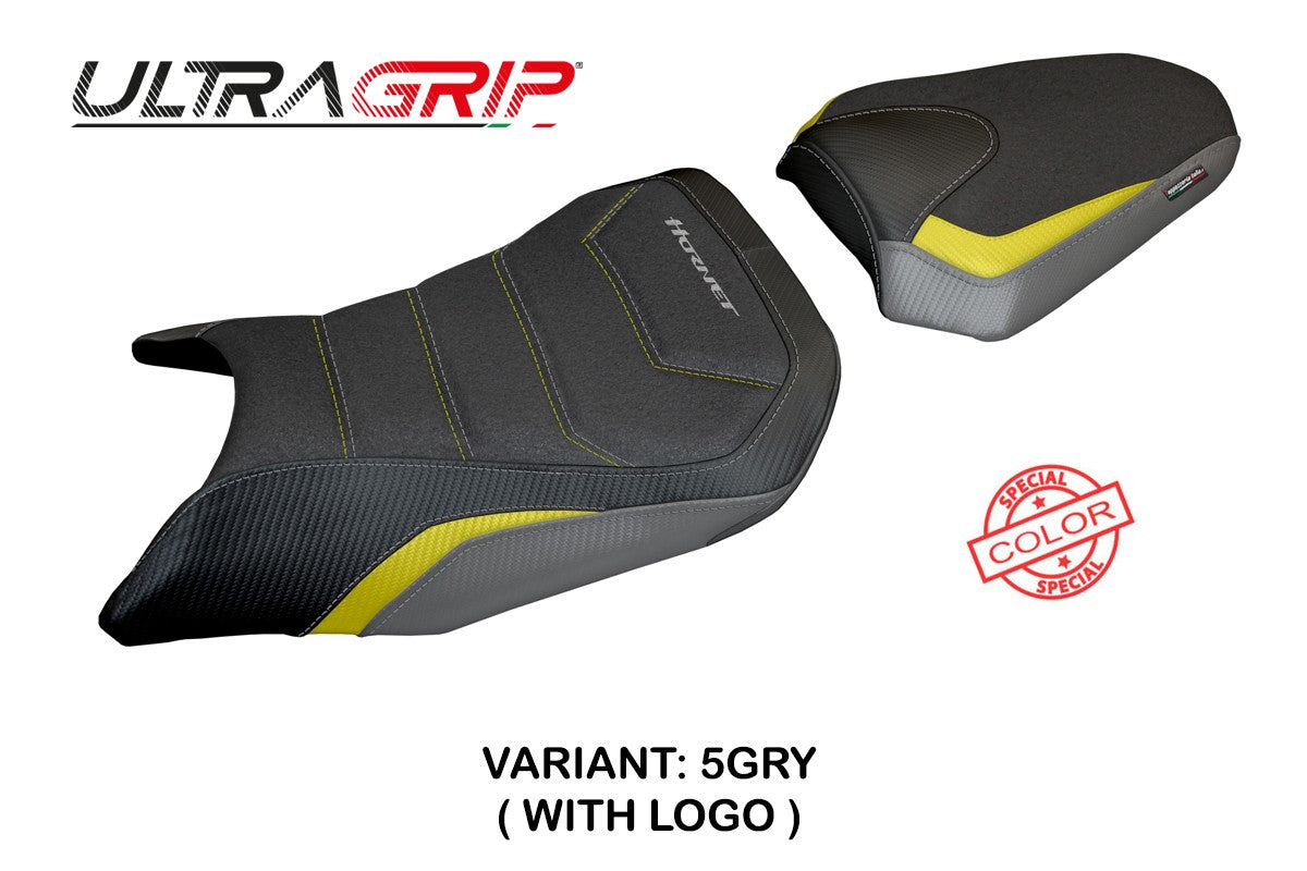 Honda CB 750 Hornet 2023-2025 Seat Cover Tappezzeria Italia TPZ Ultragrip Grey Yellow Black