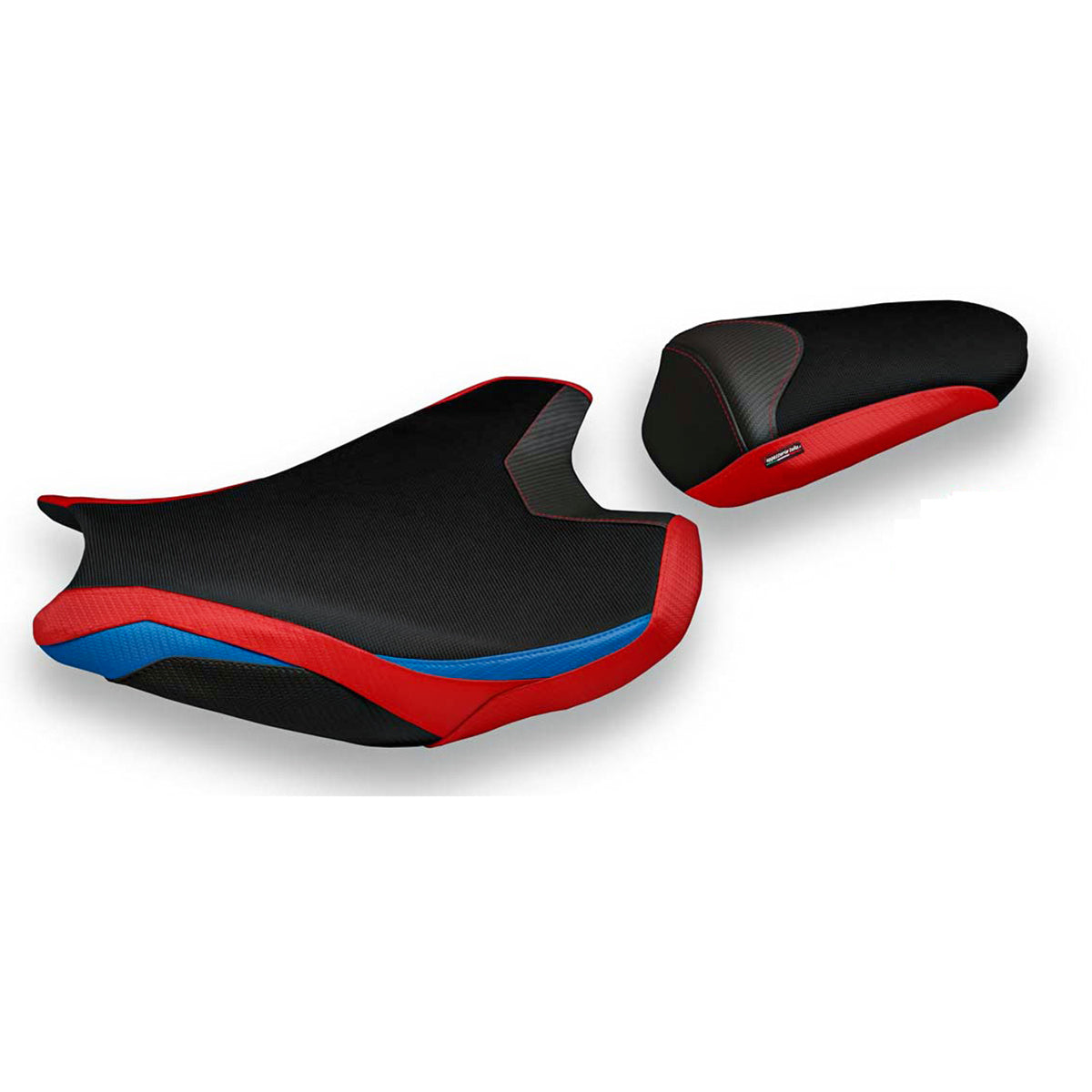 Funda de asiento Honda CBR1000RR 2017-2024 Tappezzeria Italia TPZ Comfort en rojo y azul