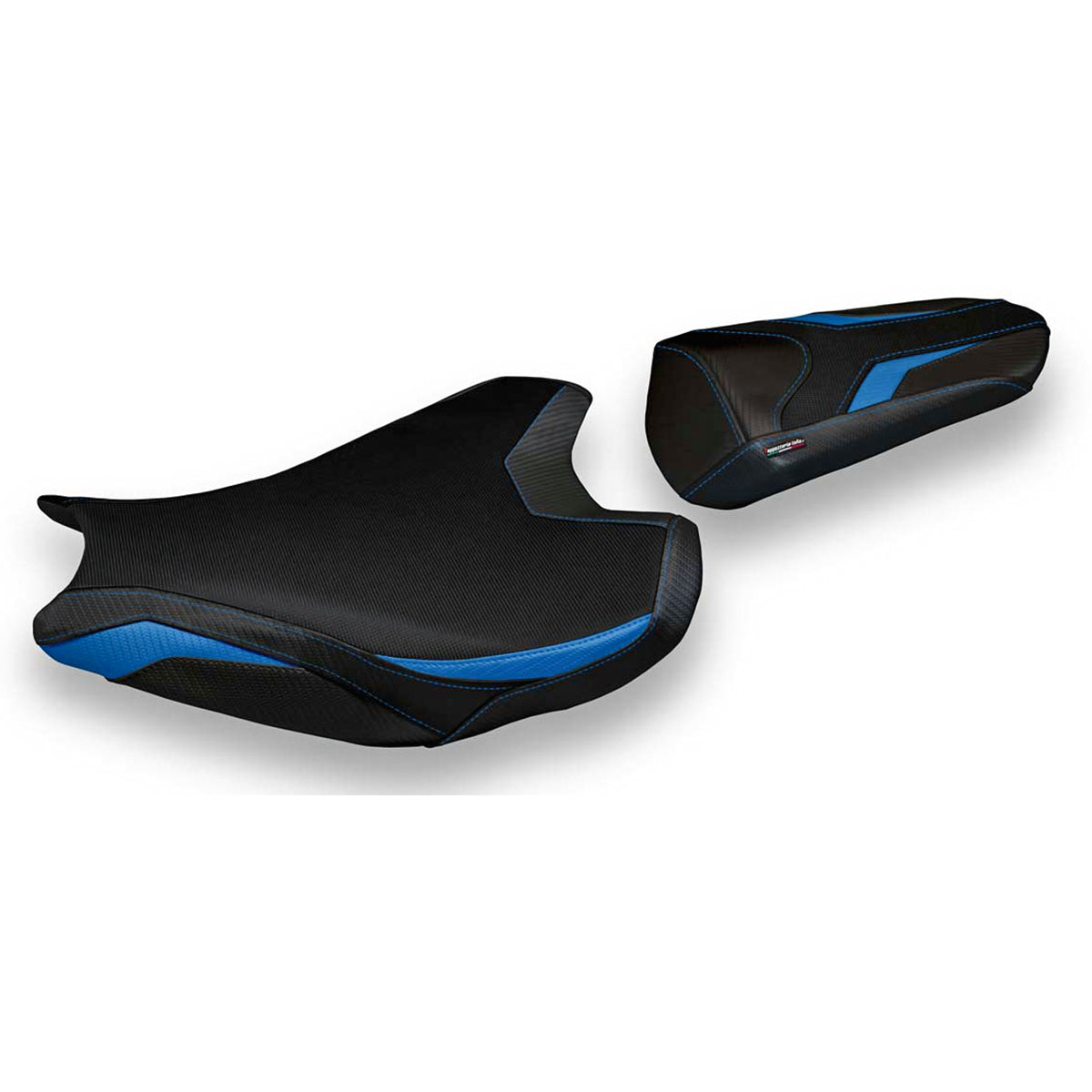 Funda de asiento para Honda CBR1000RR 2017-2024 Tappezzeria Italia TPZ en azul y negro