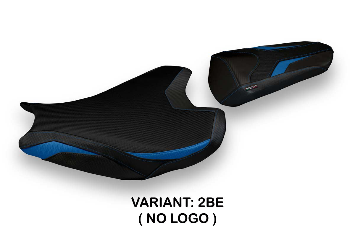 Funda de asiento para Honda CBR1000RR 2017-2024 Tappezzeria Italia TPZ en azul y negro