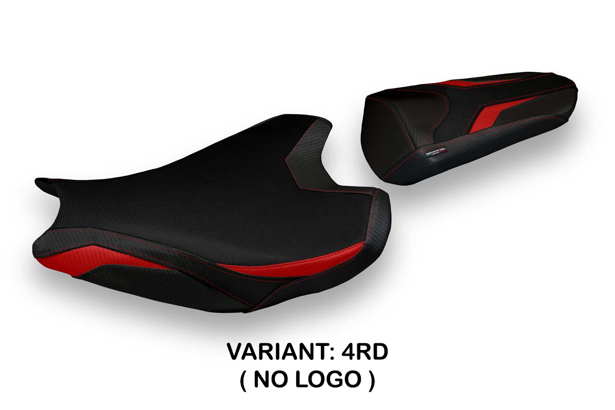 Funda de asiento Honda CBR1000RR 2017-2024 Tappezzeria Italia TPZ en rojo y negro