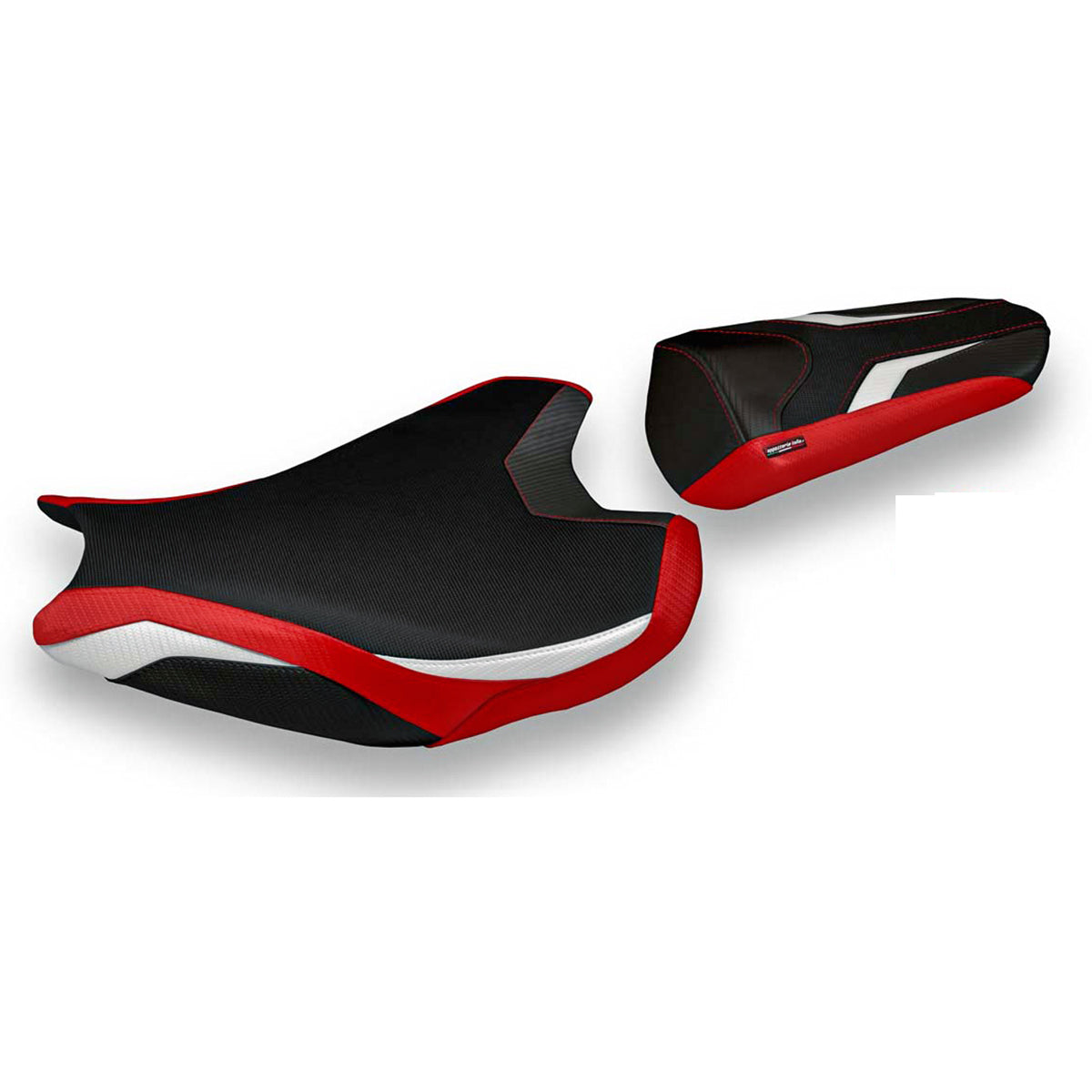 Funda de asiento Honda CBR1000RR 2017-2024 Tappezzeria Italia TPZ en rojo y blanco