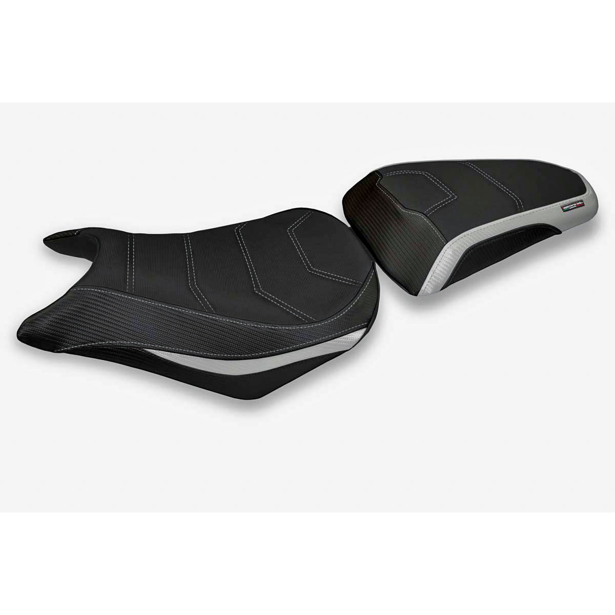 Honda CBR500R 2012-2016 Seat Cover Tappezzeria Italia TPZ Comfort in Silver and Black