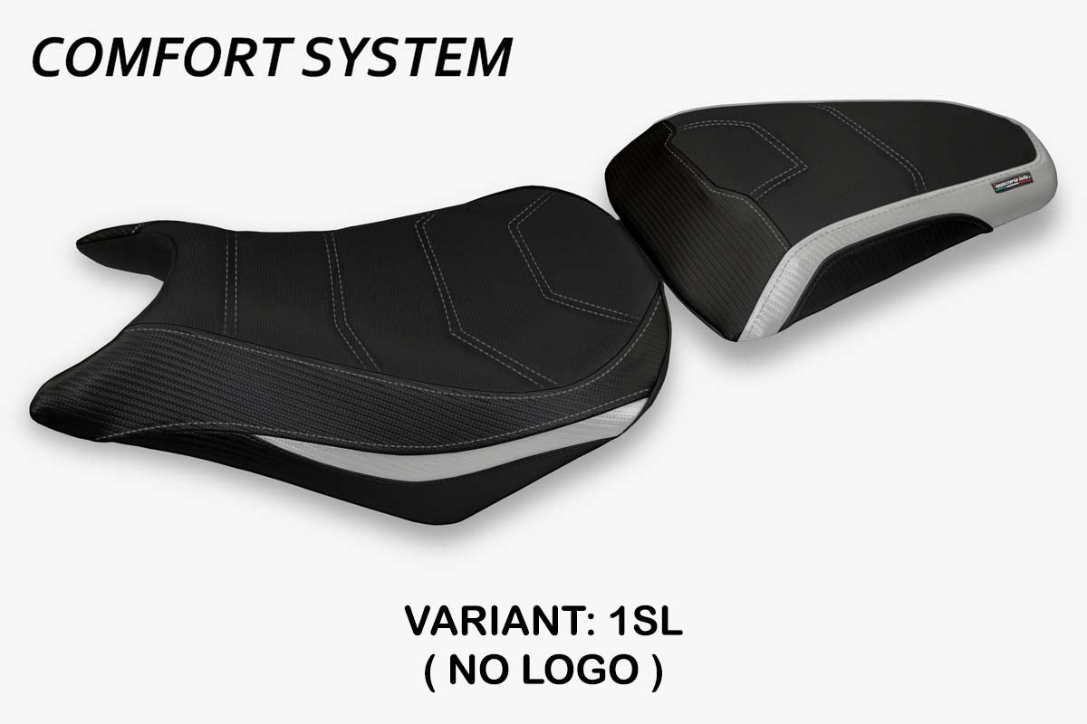 Honda CBR500R 2012-2016 Seat Cover Tappezzeria Italia TPZ Comfort in Silver and Black
