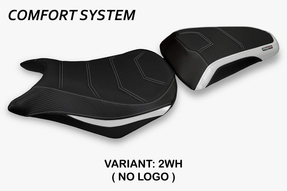 Honda CBR500R 2012-2016 Seat Cover Tappezzeria Italia TPZ Comfort in White and Black