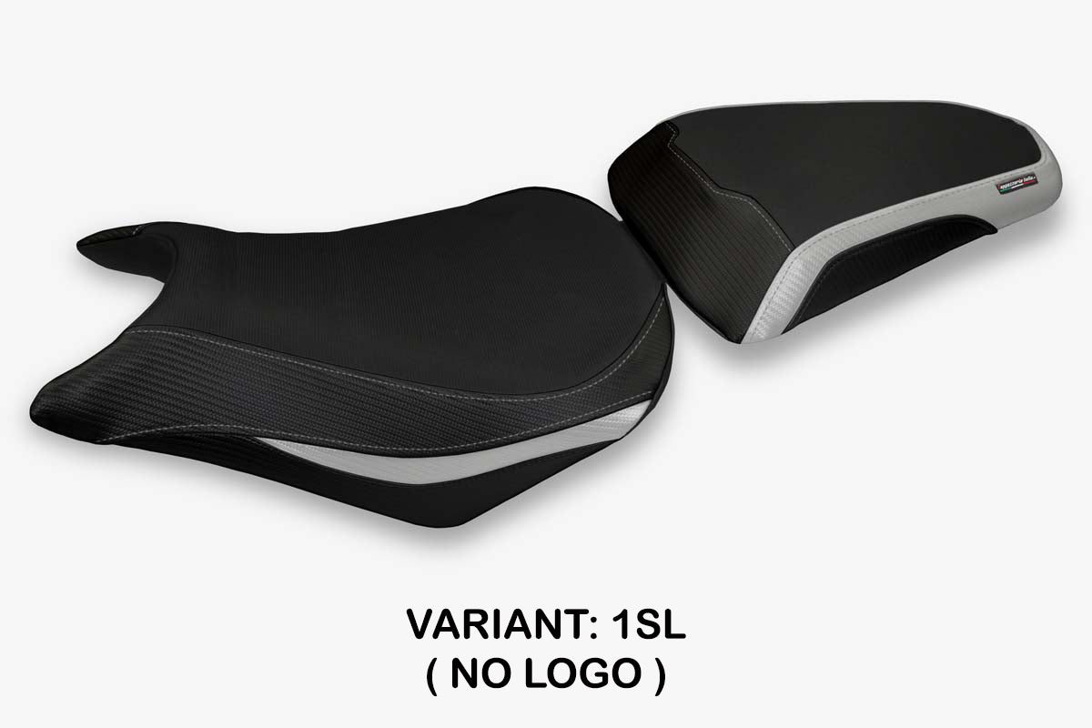 Funda de asiento Honda CBR500R 2012-2016 Tappezzeria Italia TPZ en plata y negro