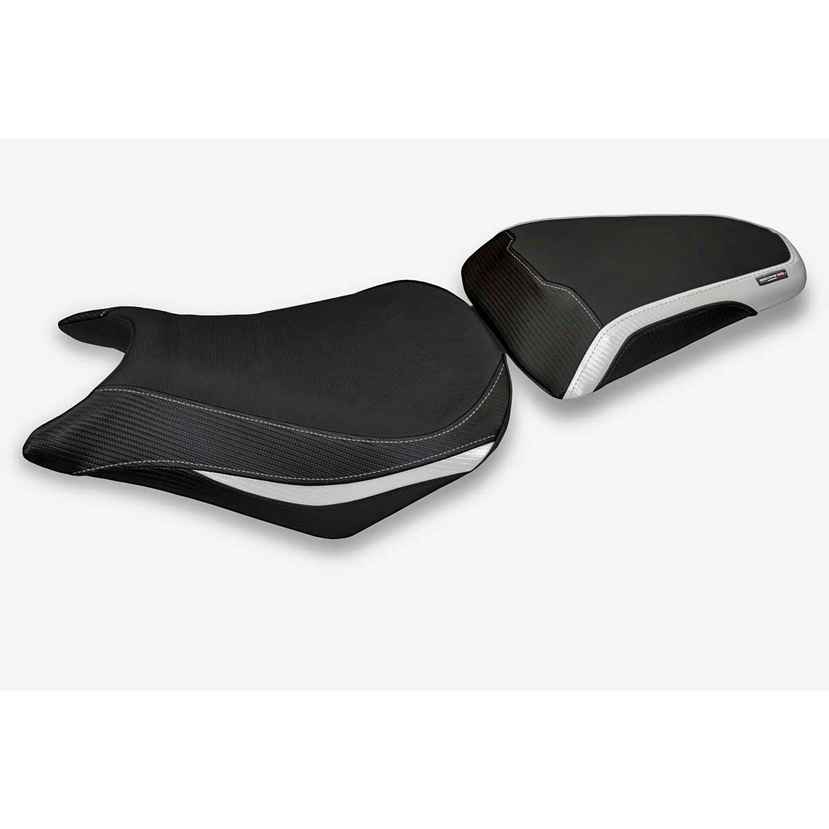 Honda CBR500R 2012-2016 Seat Cover Tappezzeria Italia TPZ in White and Black