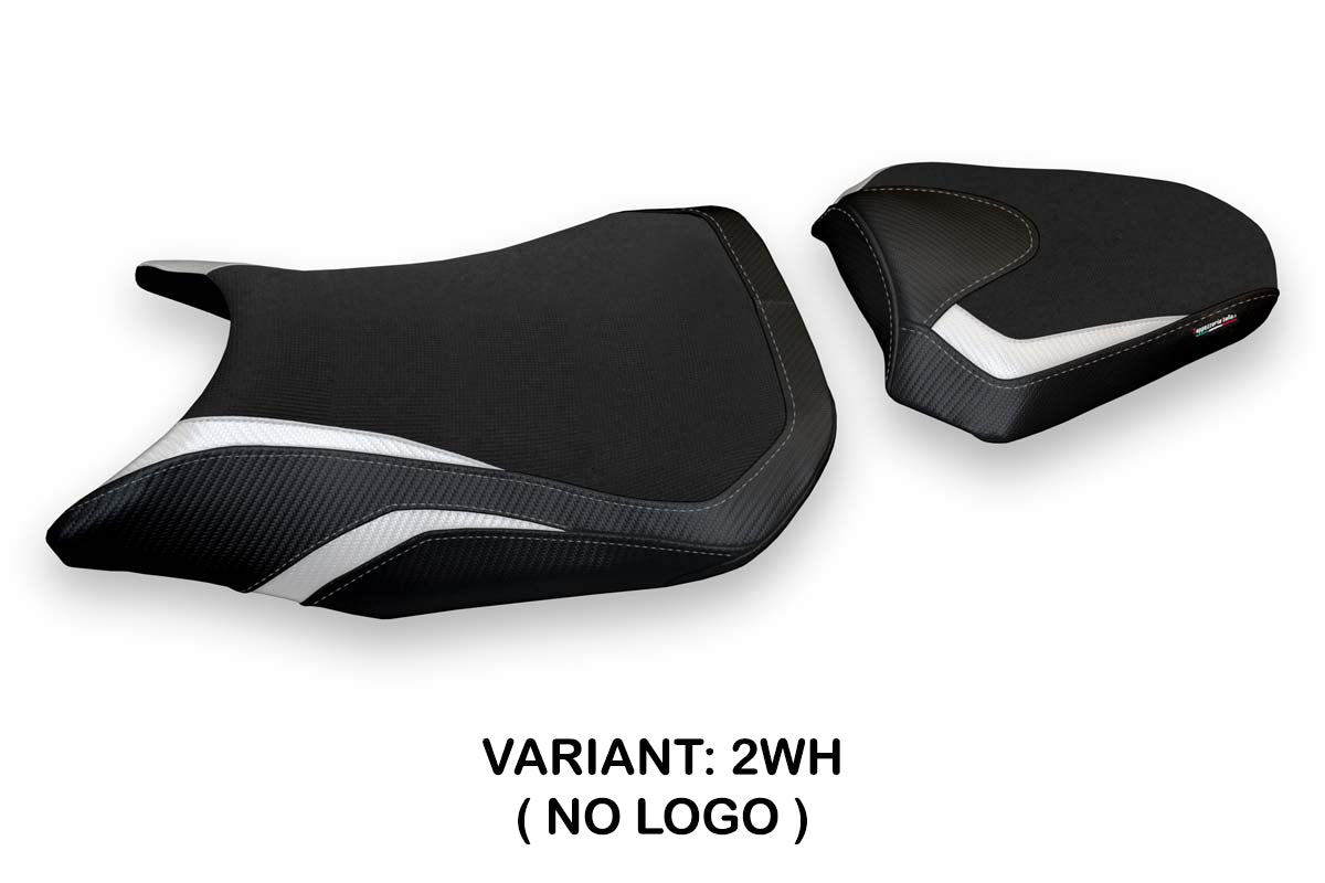 Honda CBR500R 2017-2025 Seat Cover Tappezzeria Italia TPZ in White and Black