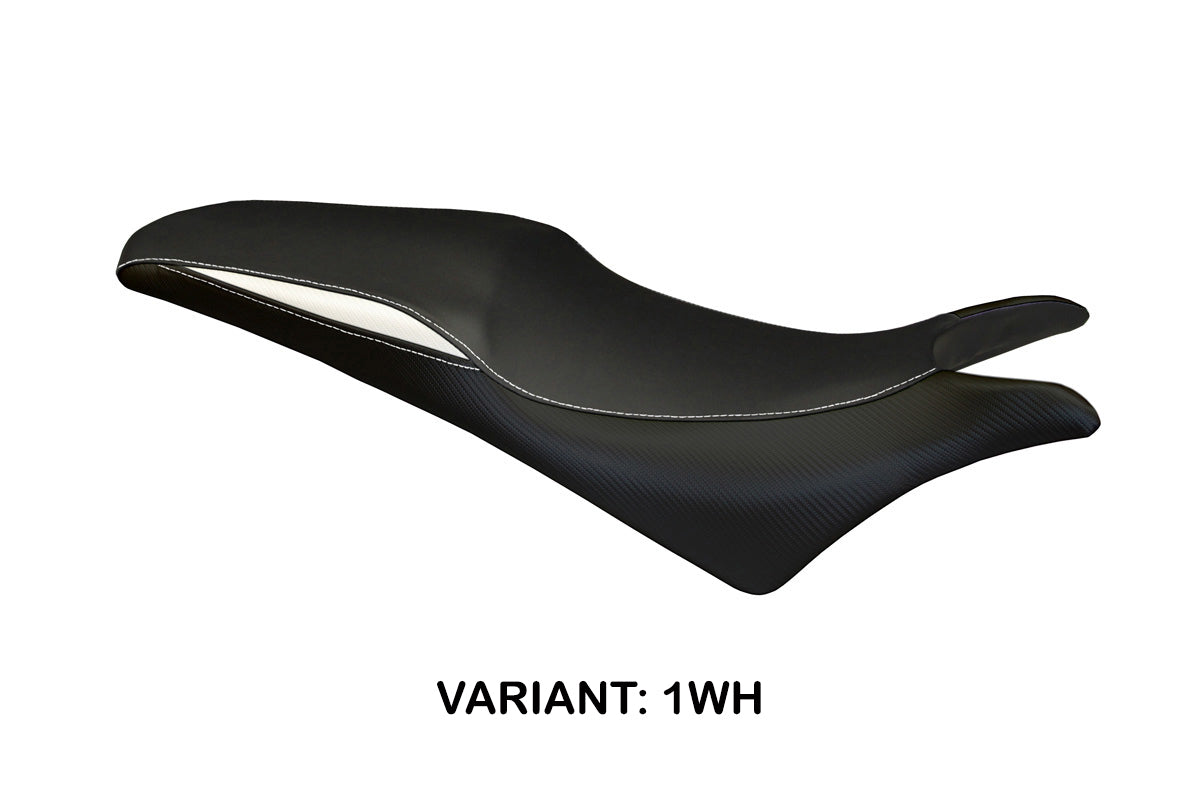 Funda de asiento para Honda CBR600F 2011-2013 Tappezzeria Italia TPZ en blanco y negro