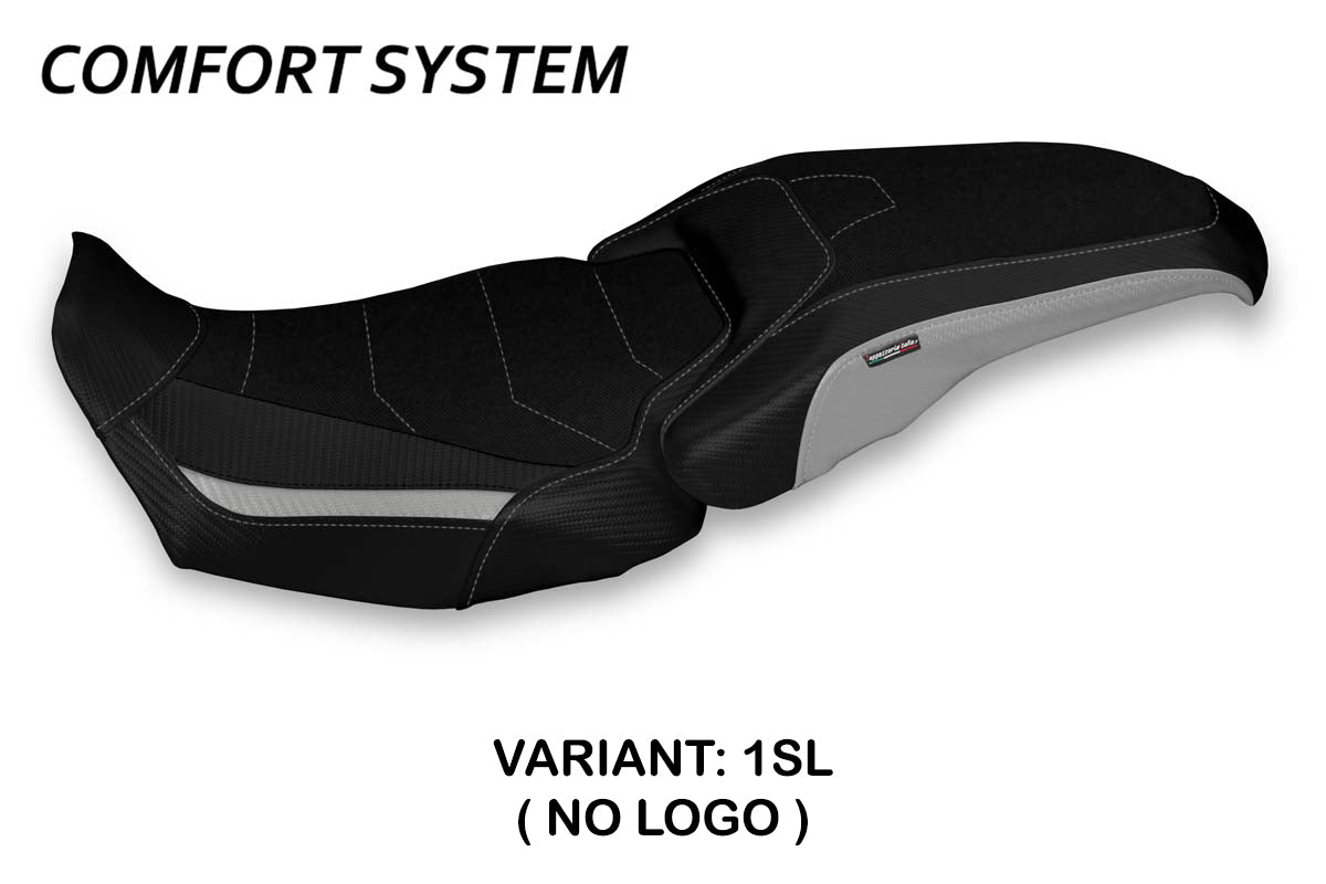 Funda de asiento Honda CBR650R 2019-2023 Tappezzeria Italia TPZ Comfort en color plata