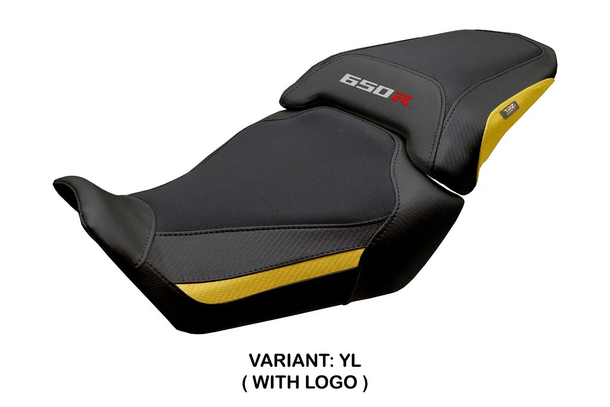 Honda CBR650R 2024-2026 Seat Cover TPZ Italia Yellow Black