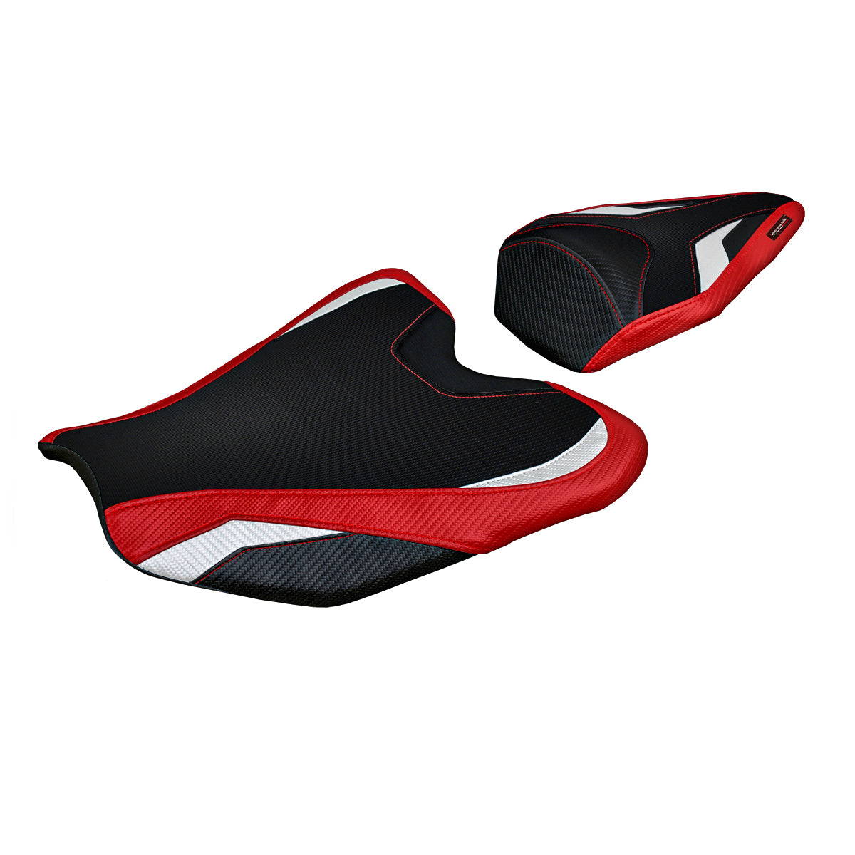 Funda de asiento para Honda CBR1000RR-R Fireblade 2020-2025 Tappezzeria Italia TPZ en rojo y blanco