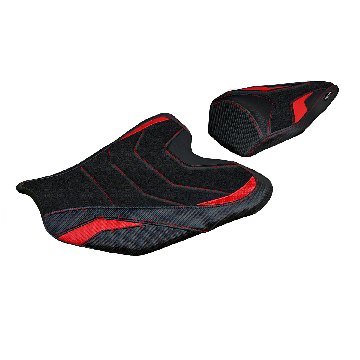 Funda de asiento Honda CBR1000RR-R Fireblade 2020-2025 Tappezzeria Italia TPZ Ultragrip en rojo