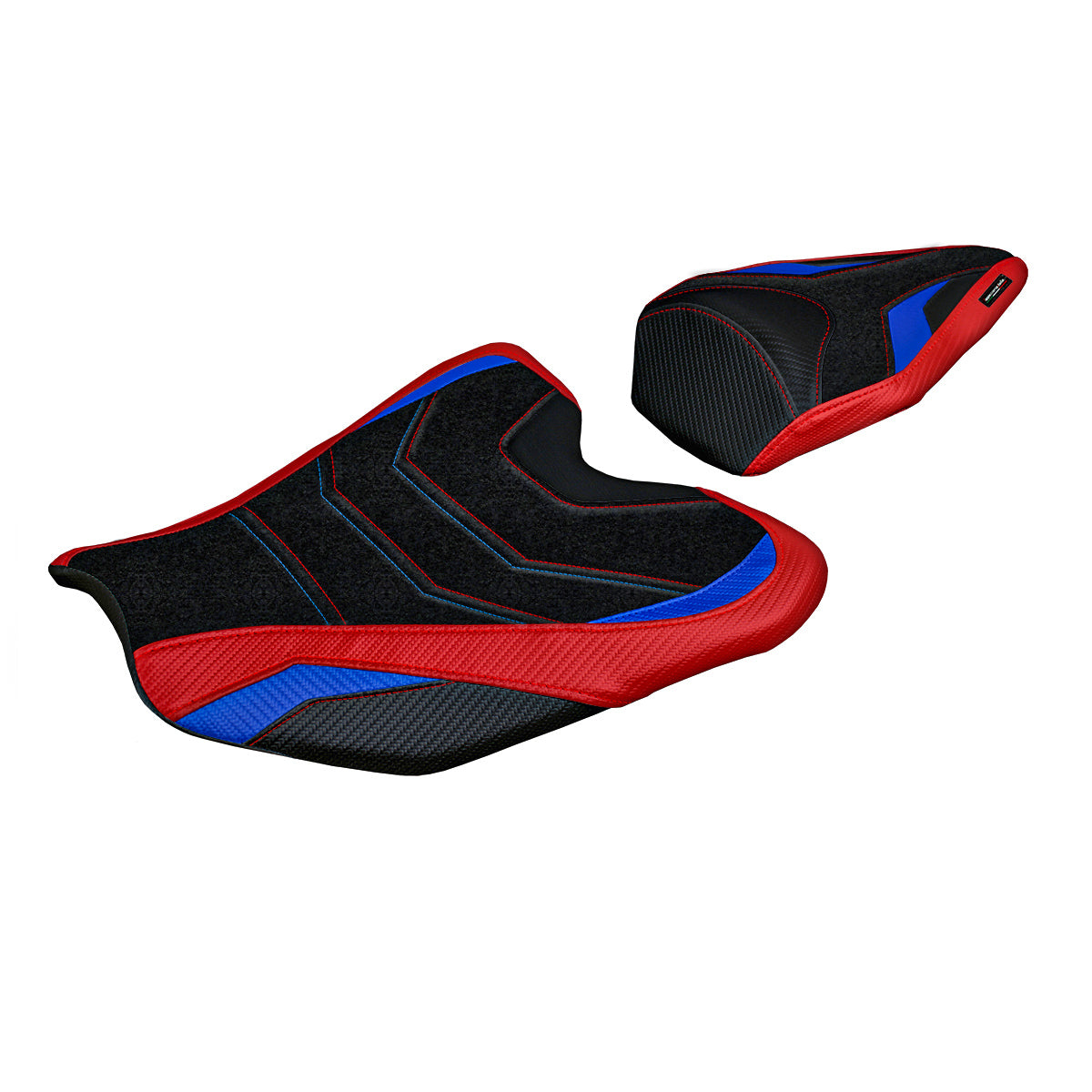 Honda CBR1000RR-R Fireblade 2020-2025 Seat Cover Tappezzeria Italia TPZ Ultragrip in Red and Blue