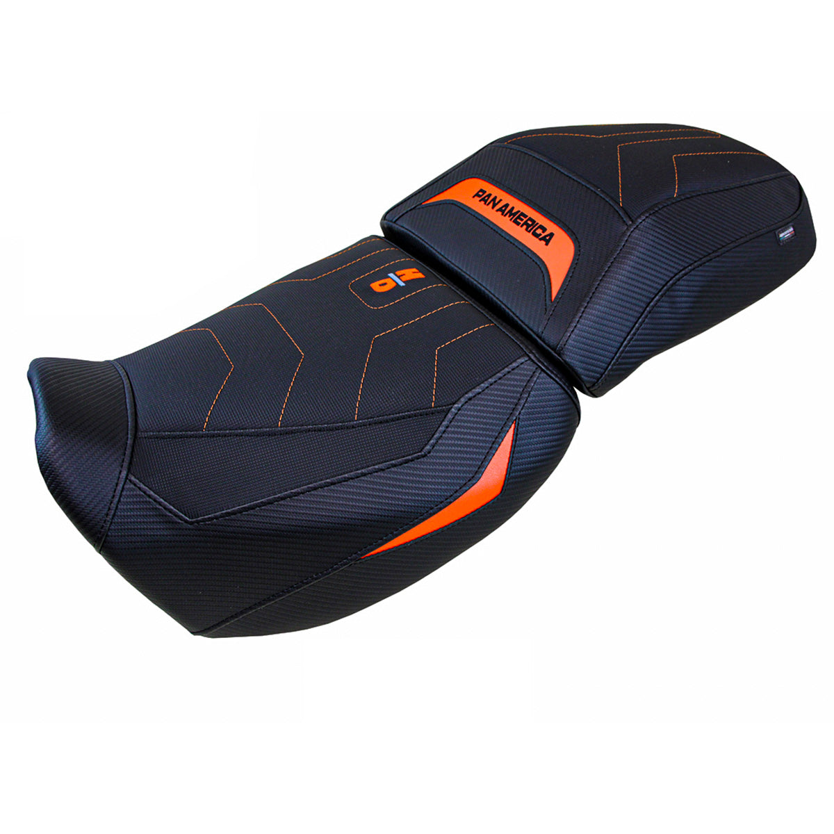 Funda de asiento Harley Davidson Pan America 2021-2025 Tappezzeria Italia TPZ Comfort en naranja