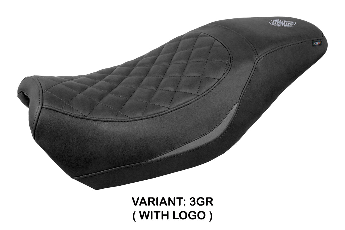 Funda de asiento para Harley Davidson Street 500 750 2016-2021 Tappezzeria Italia TPZ en gris