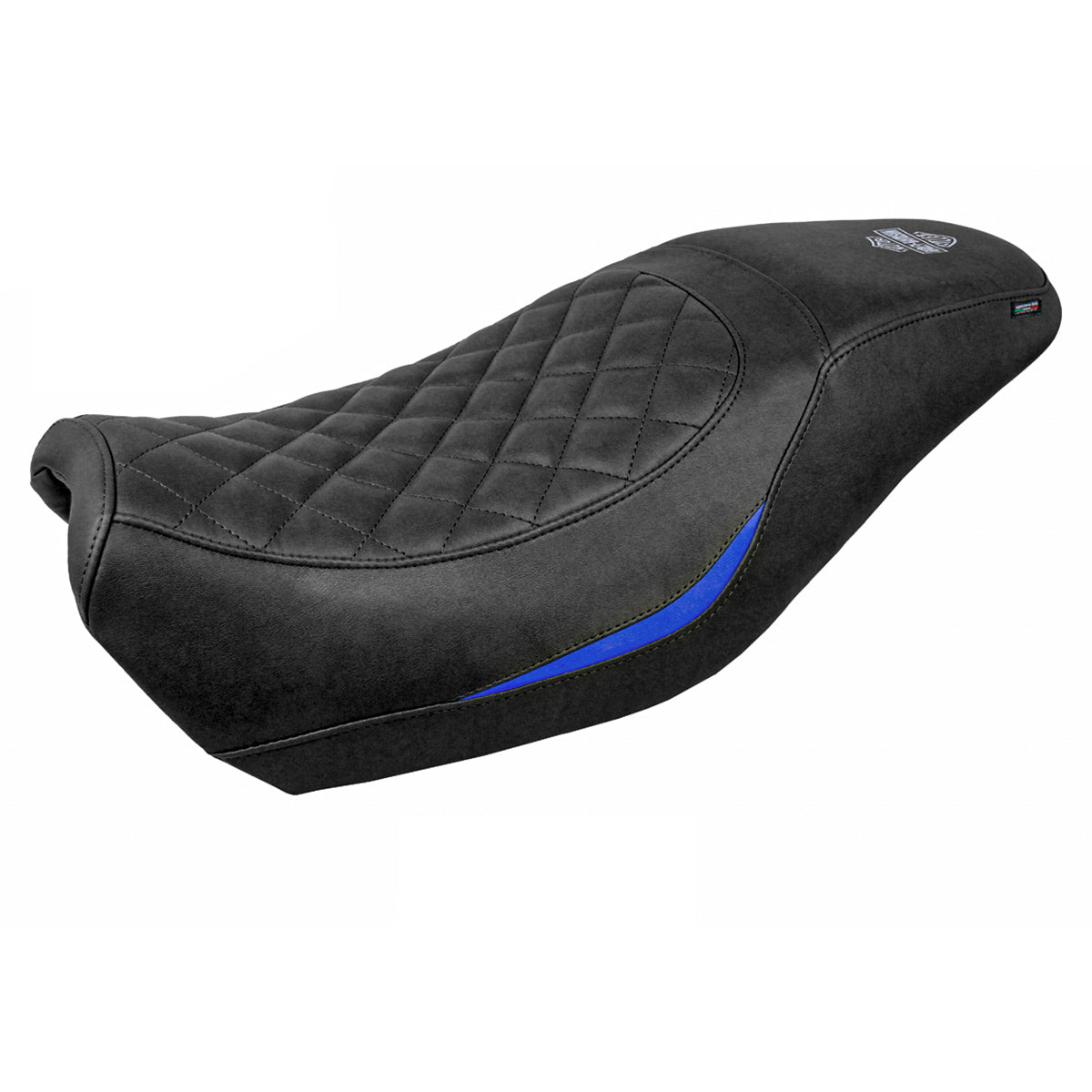 Funda de asiento para Harley Davidson Street 500 750 2016-2021 Tappezzeria Italia TPZ en azul