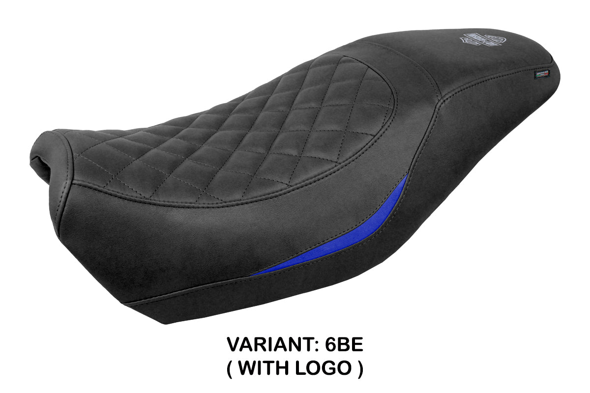 Funda de asiento para Harley Davidson Street 500 750 2016-2021 Tappezzeria Italia TPZ en azul