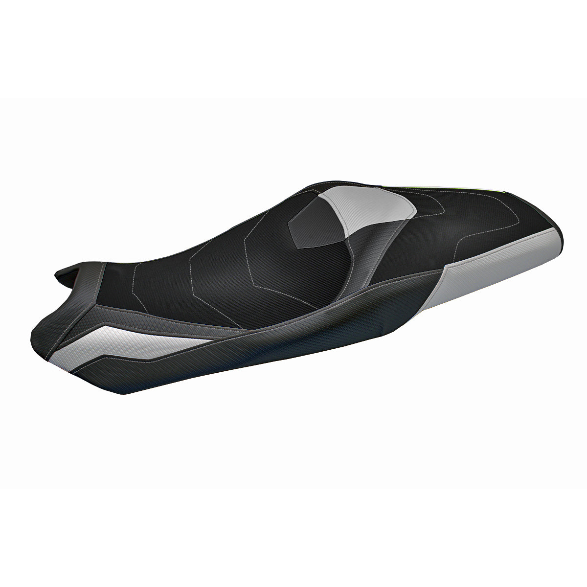 Funda de asiento Honda Forza 750 2021-2024 Tappezzeria Italia TPZ Comfort en plata y negro