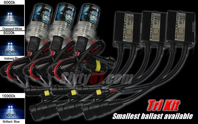 Suzuki GSXR 600/750 2008-2010 Triple HID Conversion Kit