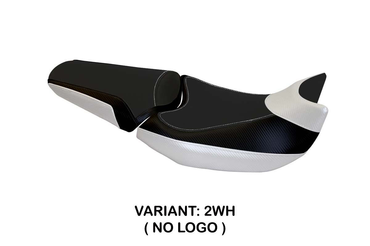 Honda NC700X 2012-2013 Seat Cover Tappezzeria Italia TPZ in White and Black