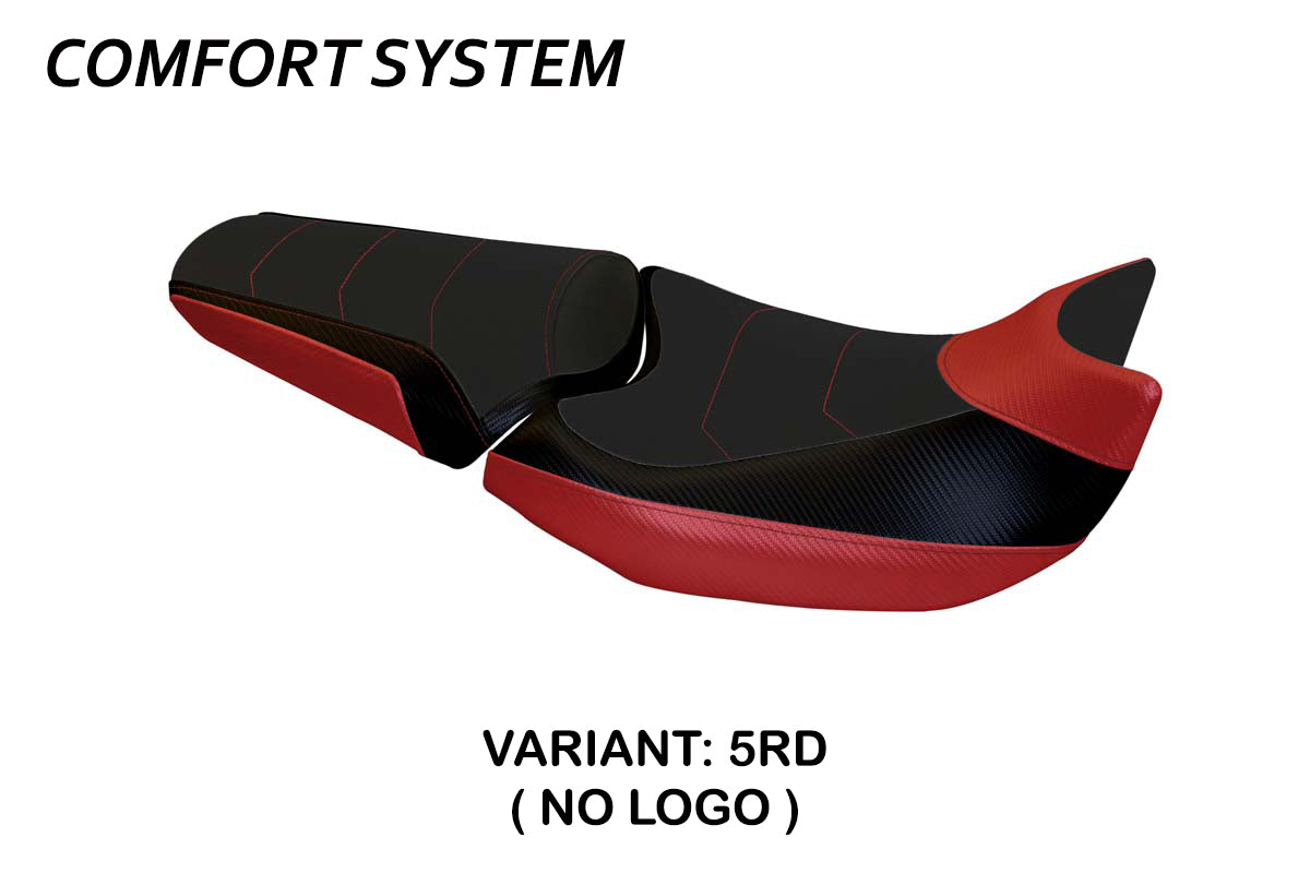 Honda NC700X 2012-2013 Seat Cover Tappezzeria Italia TPZ Comfort in Red and Black