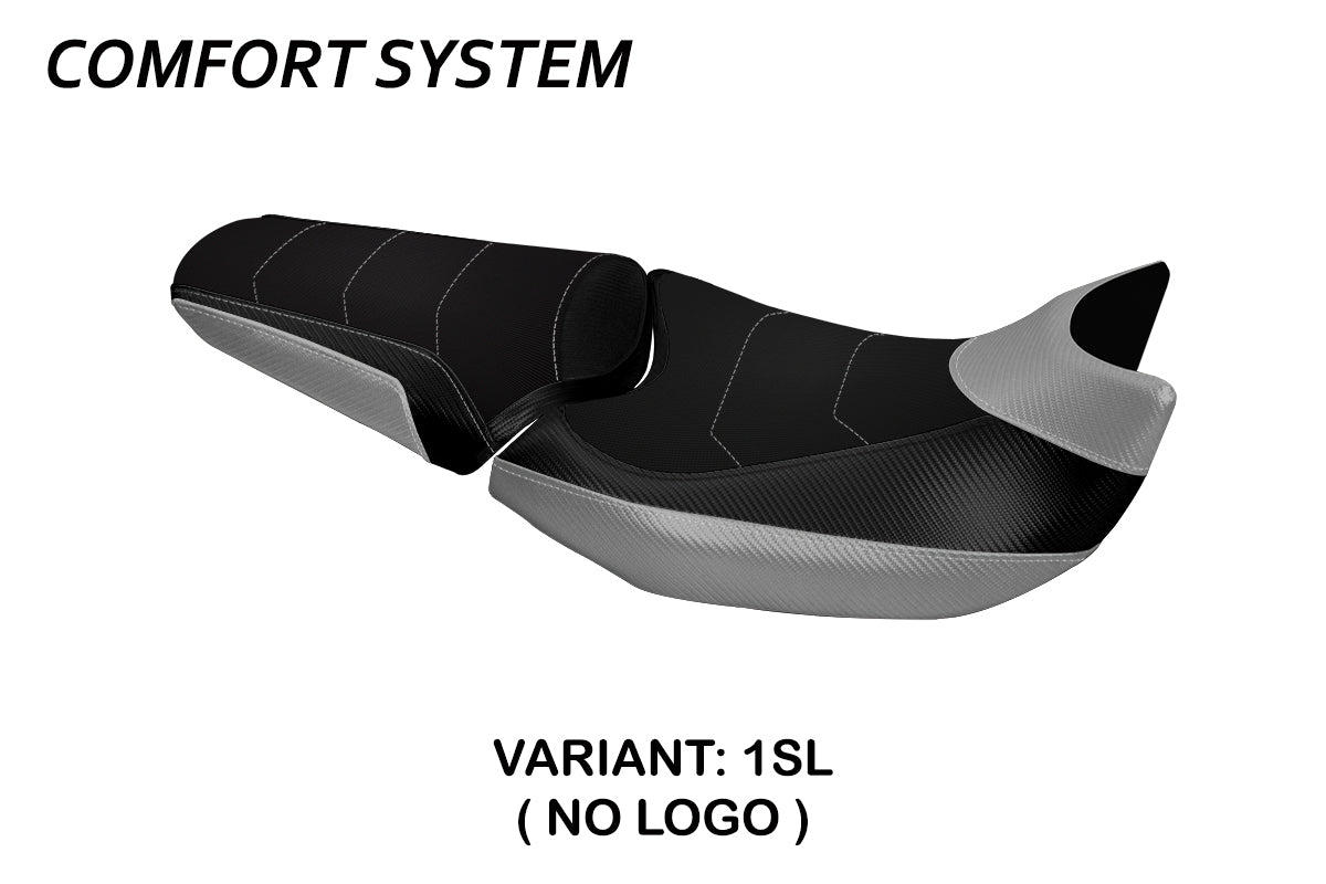 Funda de asiento Honda NC750X 2014-2025 Tappezzeria Italia TPZ Comfort en color plata