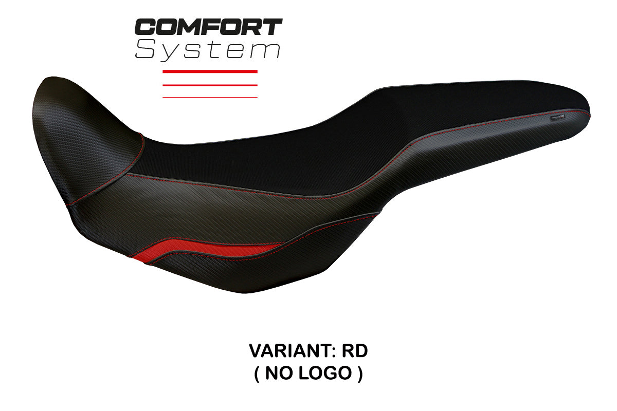 Honda NX500 2024-2025 Seat Cover Tappezzeria Italia TPZ Comfort in Red and Black