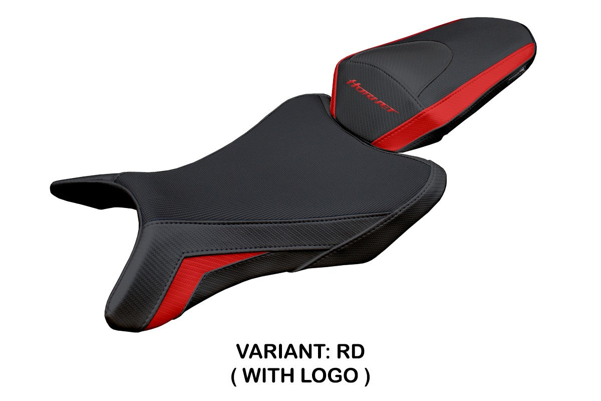 Funda de asiento Honda CB 1000 Hornet 2025 Tappezzeria Italia TPZ Rojo Negro