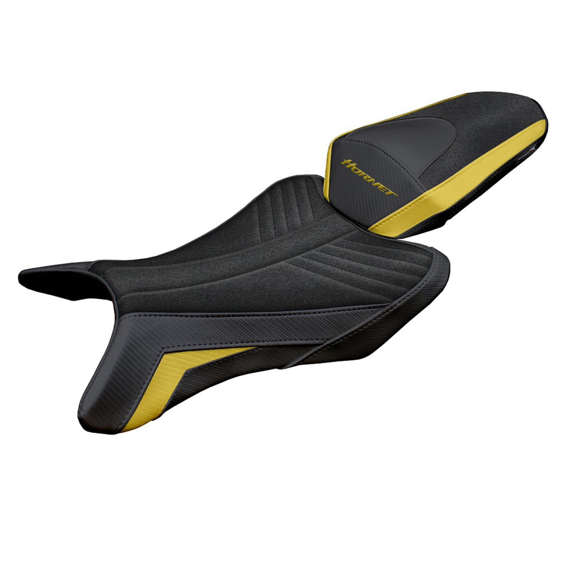 Funda de asiento Honda CB 1000 Hornet 2025 Tappezzeria Italia TPZ Ultragrip Oro Negro